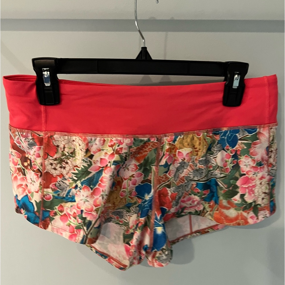 Lululemon Speed Up Short Seawheeze 6 EUC